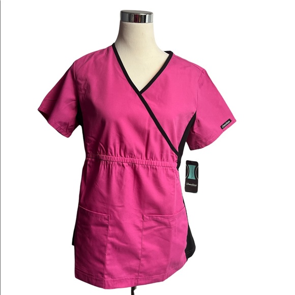 Cherokee Tops - Cherokee Women's Infinity Mock Wrap Scrubs Top